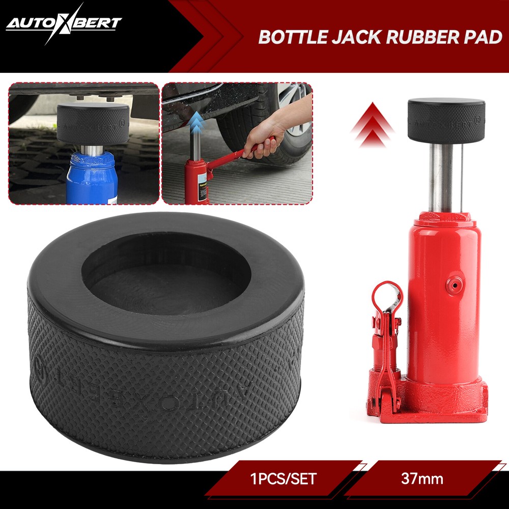 Heavy Duty Rubber Pad For Bottle Jack Protection Pad 37 m m Dia Recess On Bottom