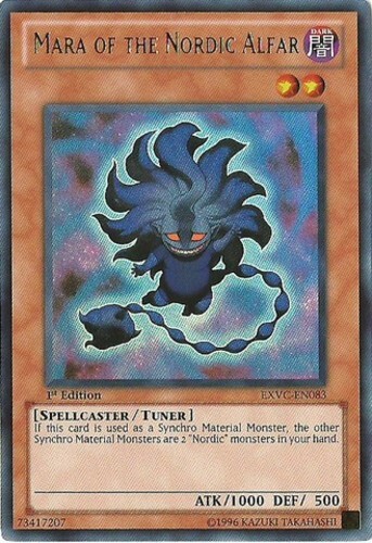 Mara of the Nordic Alfar - EXVC-EN083 - Ultra Rare - 1st Edition x1 - Moderately