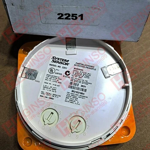 NEW System Sensor 2251 Photoelectronic Detection Smoke Detector FREE SHIPPING