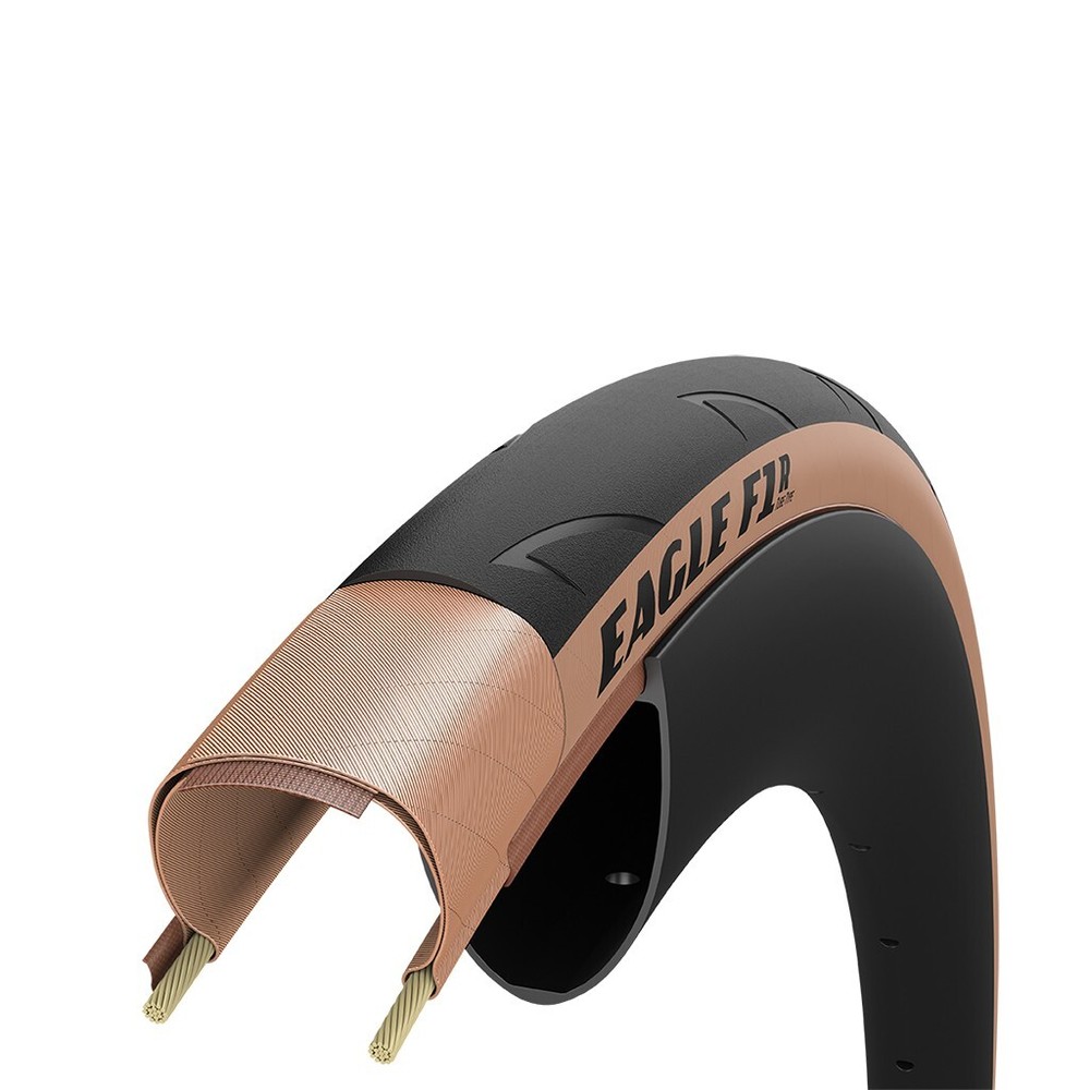 Goodyear Eagle F1 R Tubeless Road Bike Tire 700x30 Tan Wall