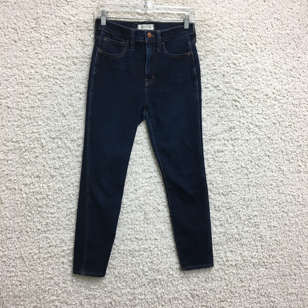 Madewell Women's 26 Roadtripper Jeggings Dark Wash Blue Stretch Denim