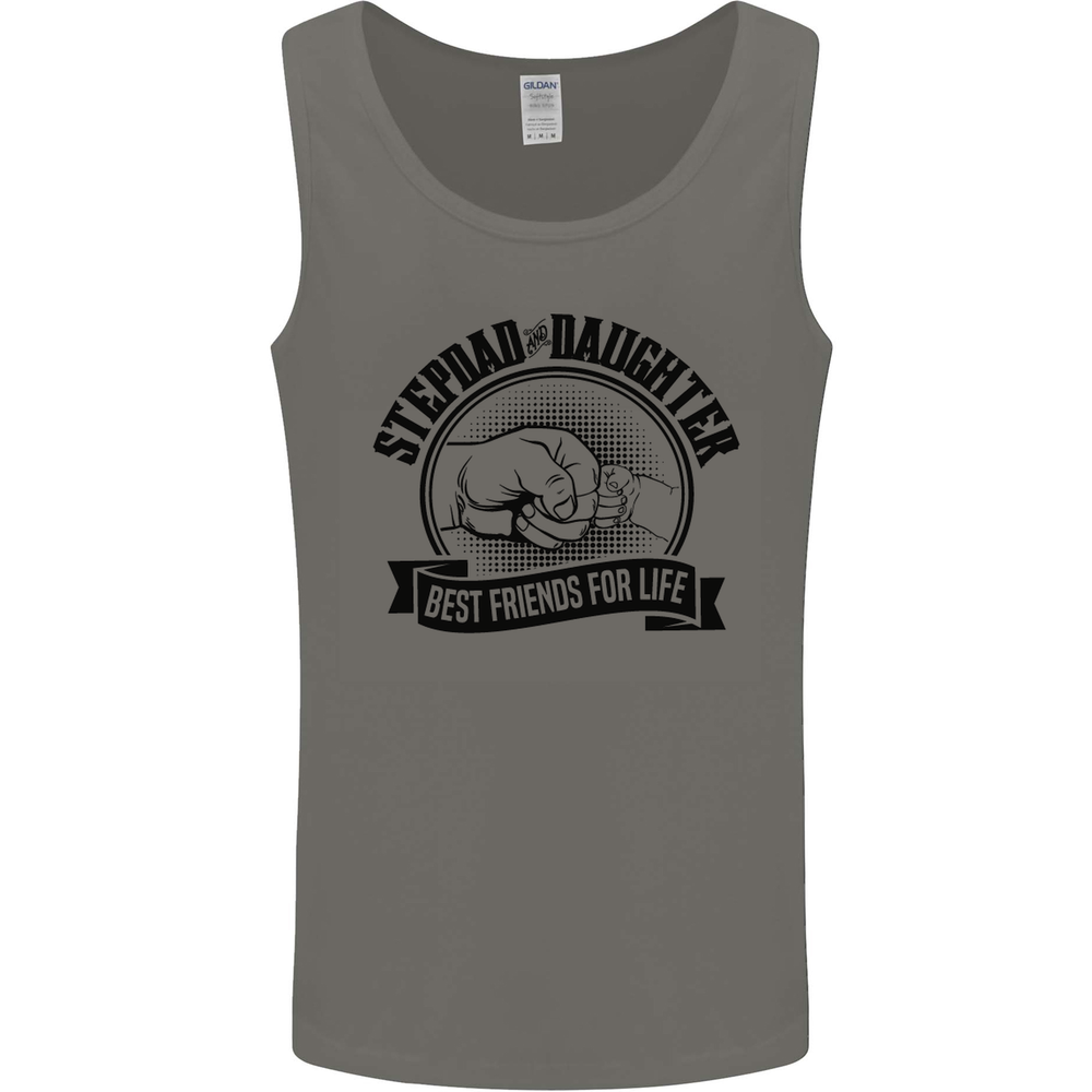 Stepdad & Daughter Best Fathers Day Mens Vest Tank Top