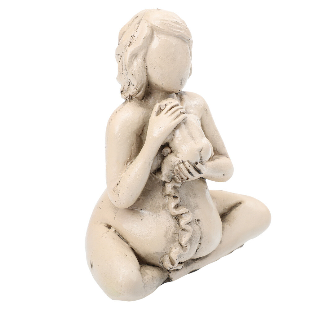Mother Figurine Model Statue Cast Hand Holding Plaster Kit Decoration Woman