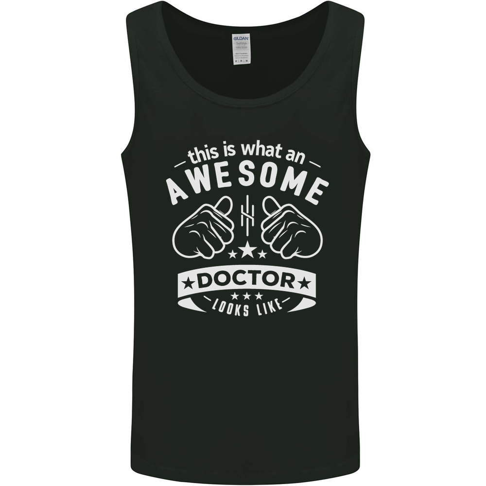 An Awesome Doctor Looks Like GP Funny Mens Vest Tank Top