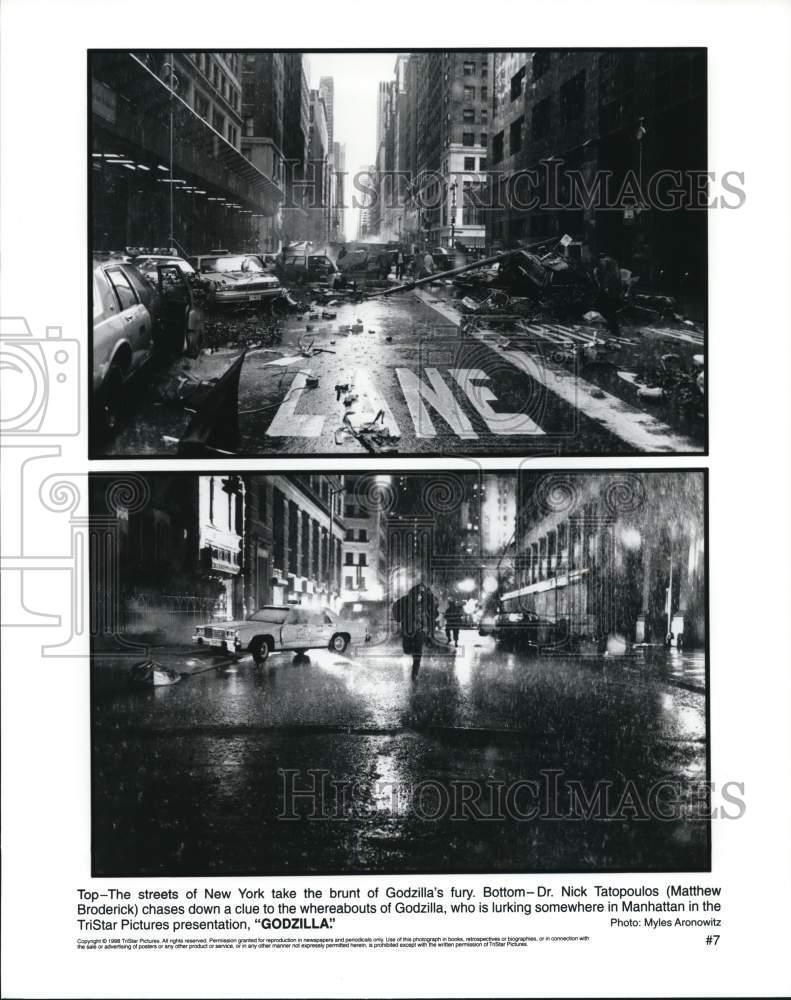 1998 Godzilla Movie Scenes Press Photo - LRP34138