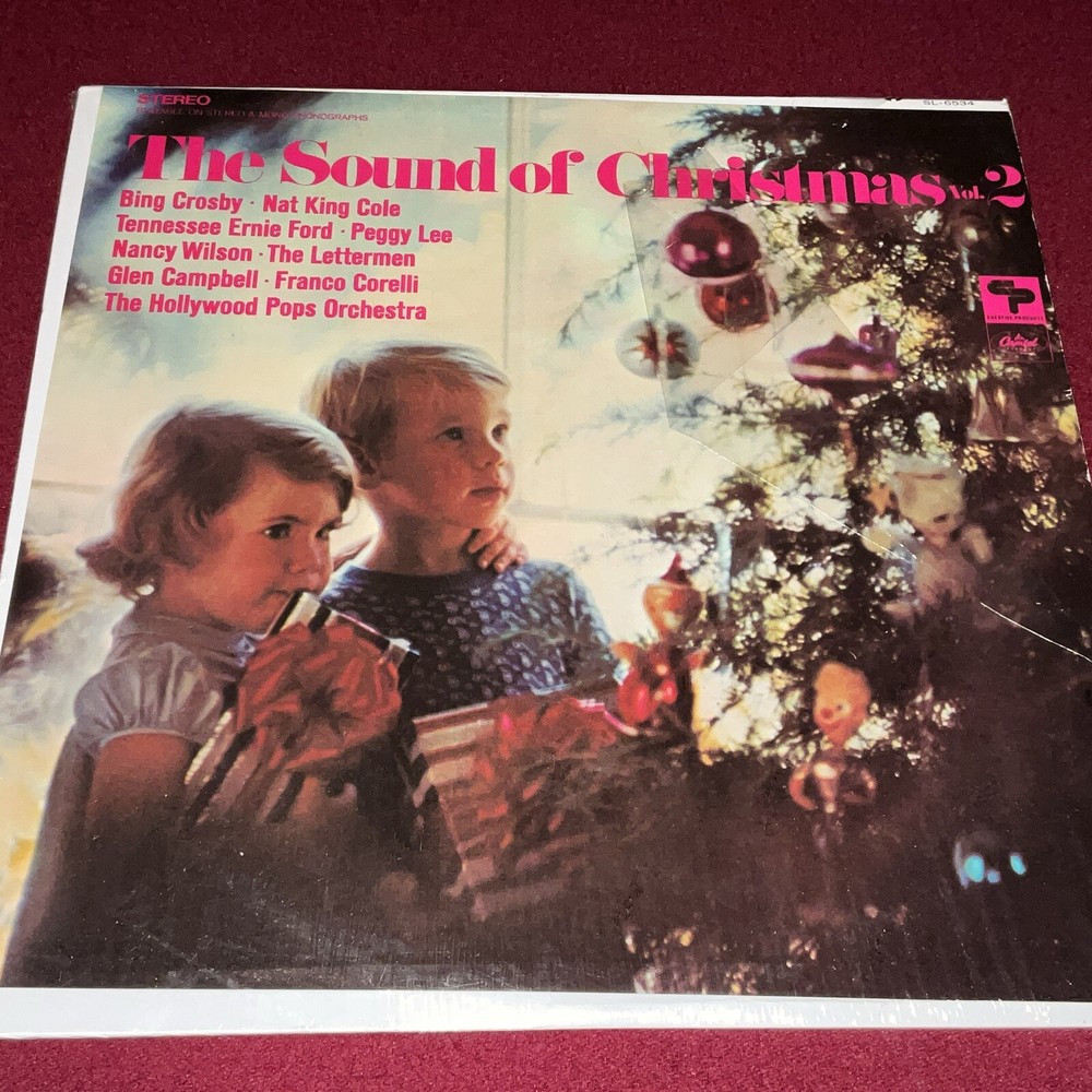 Festive Christmas Hits Vol 2 SL-6534 VG+ Nat King Cole Bing Crosby
