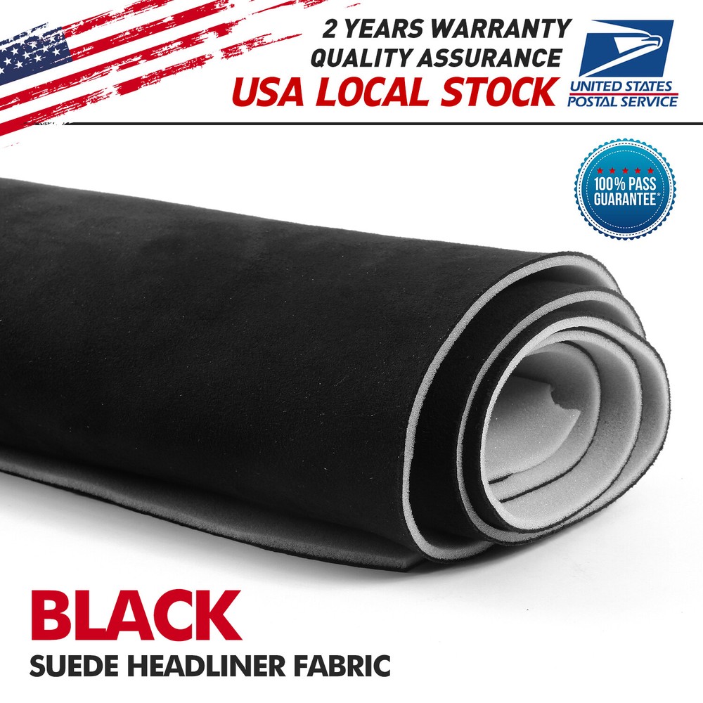 Headliner Fabric Foam Backed Suede Match Car Roof Liner Sag Upholstery 98