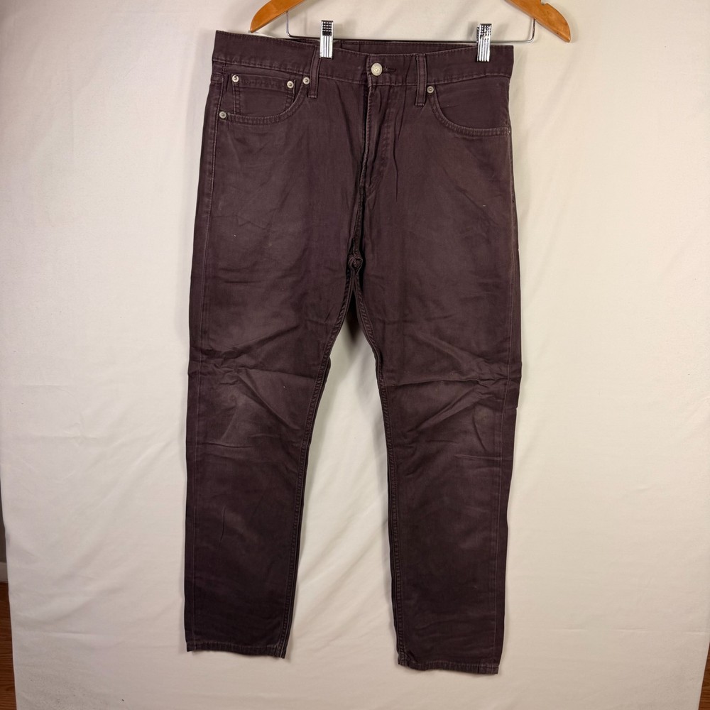 Levi's 508 Jeans Men's 32x30 Regular Taper Fit Purple Dark Wash Denim
