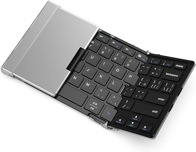 Foldable Wireless Bluetooth Keyboard with 4-Device Multi-Pairing Fast Shipping