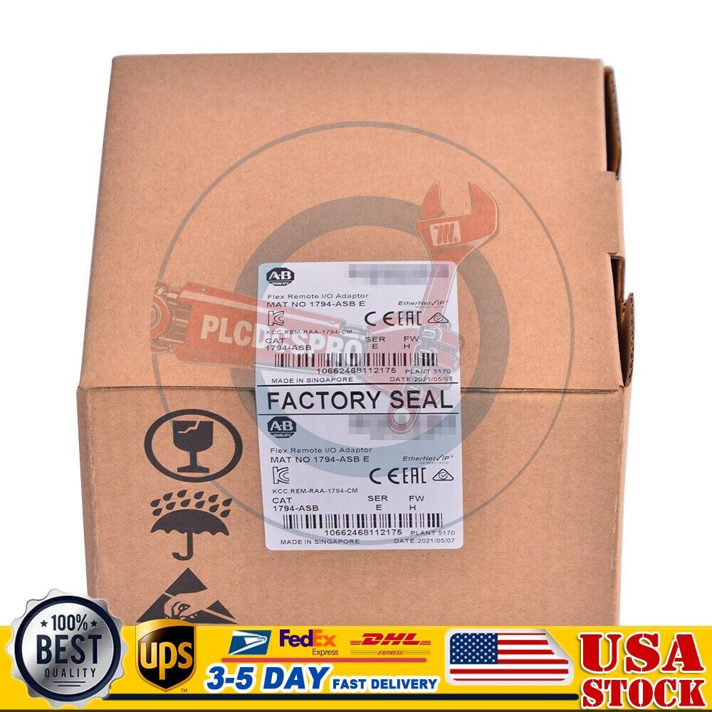 1 PCS NEW Sealed Allen Bradley 1794-ASB SER E FLEX Remote I/O RIO Adapter 8 I/O
