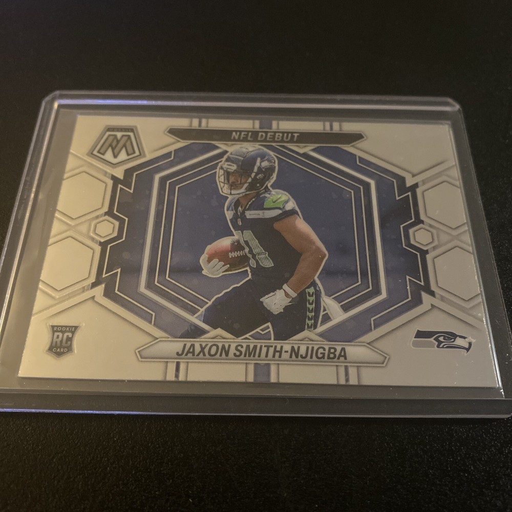 2023 Panini Mosaic Jaxon Smith-Njigba NFL Debut  Prizm #ND-12 RC Seattle Seahawk