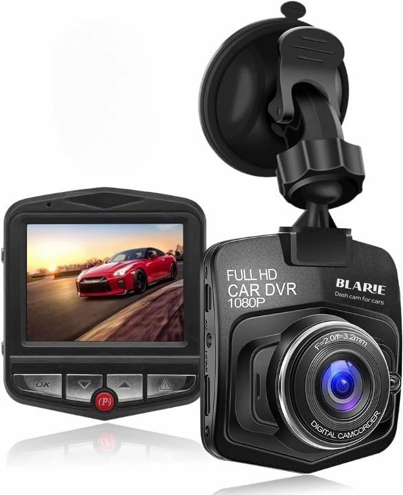 ApexView 1080P Dual Dash Cam with Night Vision and G-Sensor Front Rear