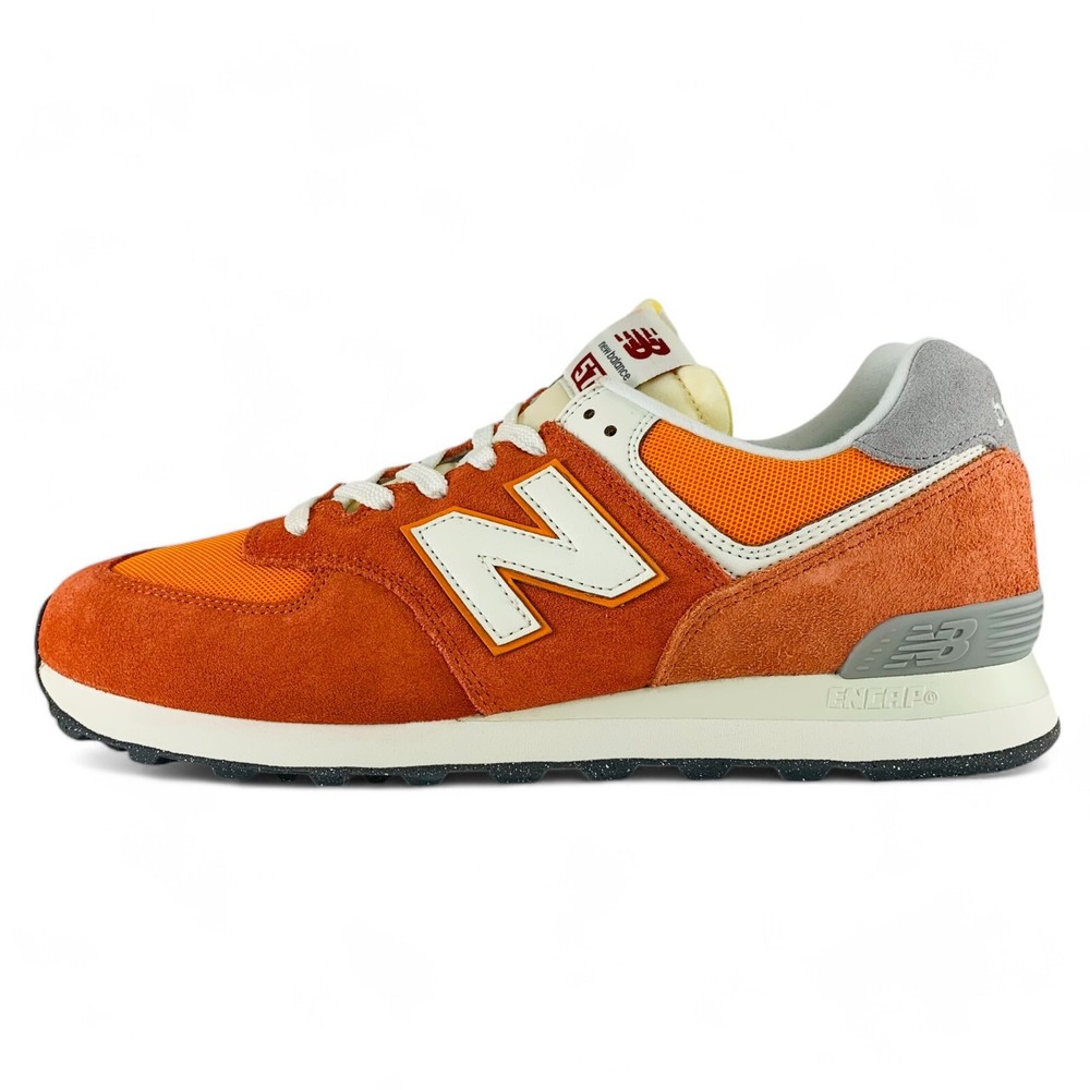New Balance 574 Gulf Red Men's Orange Shoes Casual Sneakers U574RCB