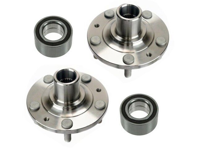 2003-2008 Mazda 6 Front Wheel Hub Assembly Set by Detroit Axle 35686NFTN