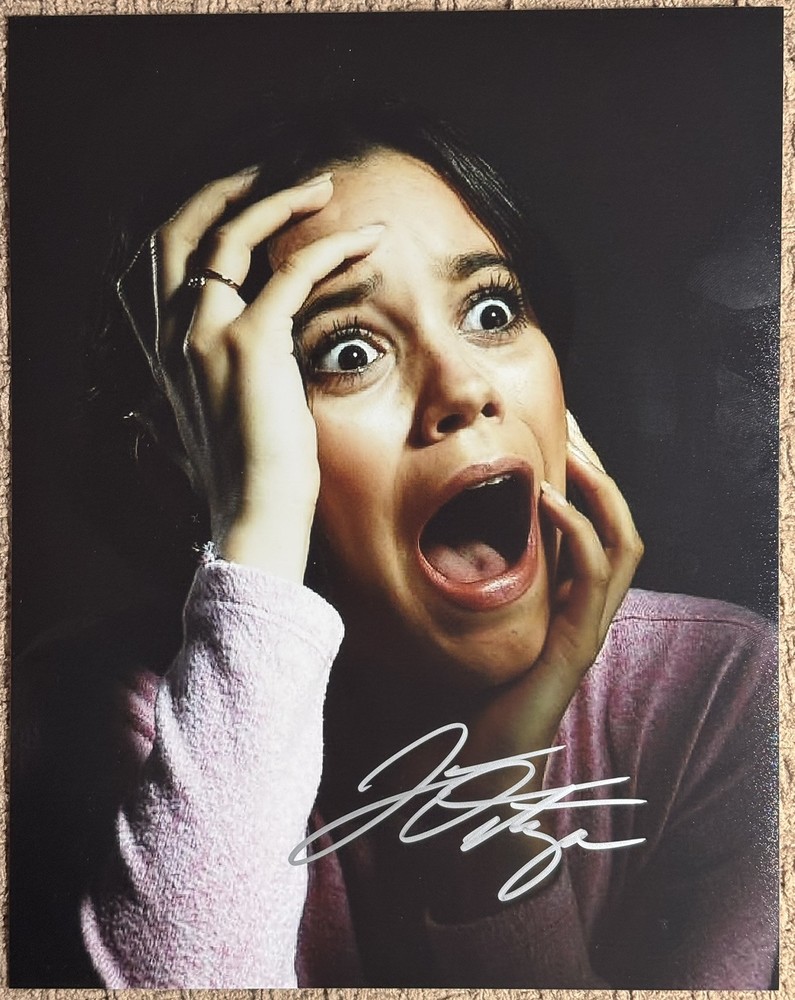 Jenna Ortega Signed Photo, 8x10 with COA, Wednesday Adams, Beetlejuice, Scream