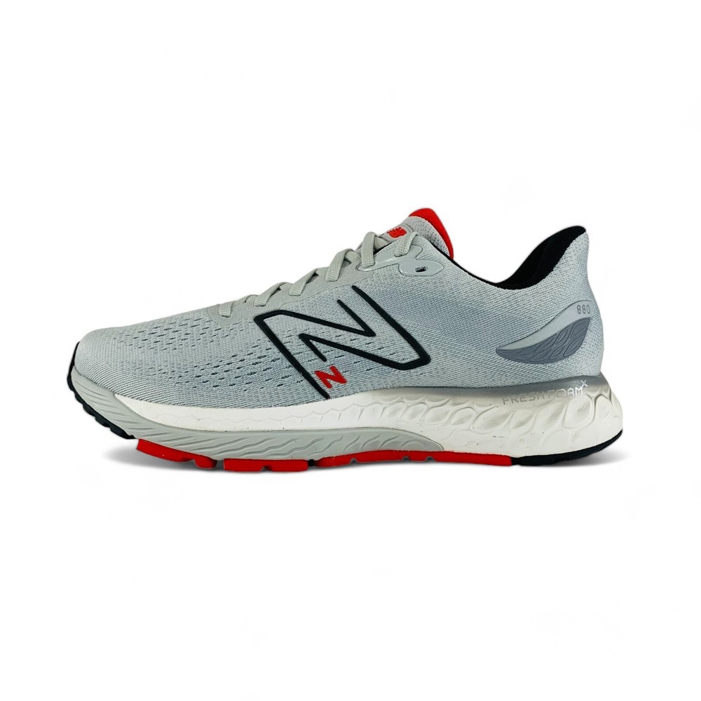 New Balance Fresh Foam X 880v12 Men's Running Shoes Gray Red Sneakers M880Q12