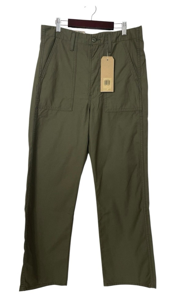 NWT Levi’s Ribcage Utility Wide Leg Women’s Olive Green Pants Size 30x29
