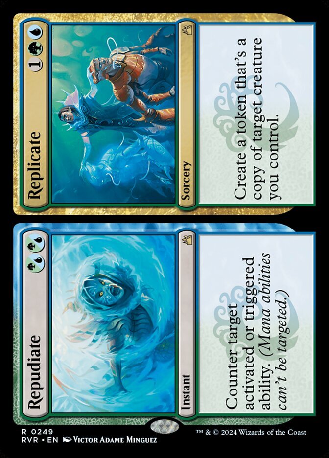 Repudiate Replicate Ravnica Remastered MTG Regular Edition