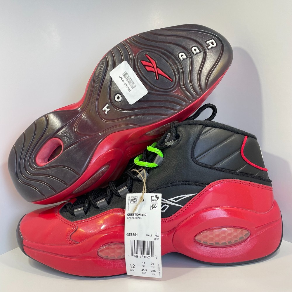 Reebok Question Mid Street Sleigh Basketball Shoes - Size 12