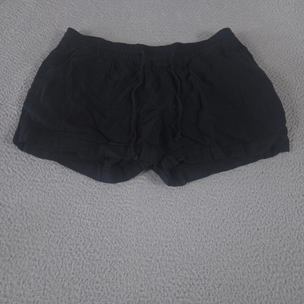 Old Navy Shorts Womens Large Mid-Rise Pull-On Linen-Blend Drawstring Pockets