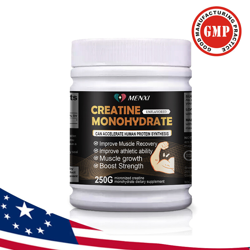 MENXI Creatine Monohydrate Powder-250 Gram,50 Servings Muscle Support