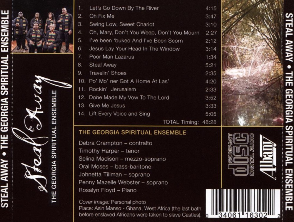 Georgia Spiritual Ensemble Steal Away Gospel CD