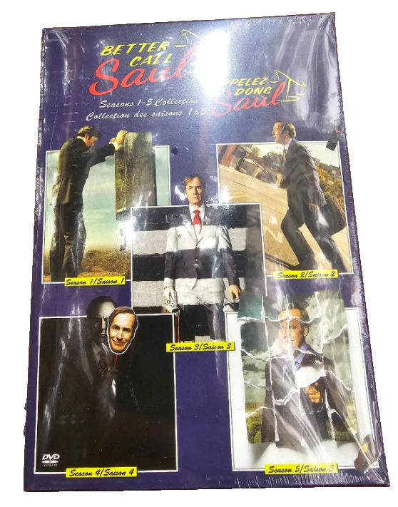 Better Call Saul: Seasons 1-5 Collection (DVD)- SEALED