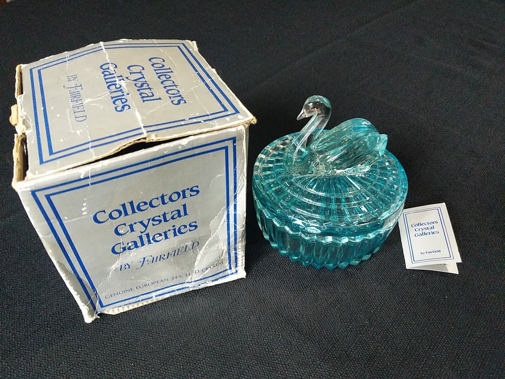 Vintage Yugoslavian Crystal Zajecar Candy Dish with 24% Lead & PBO