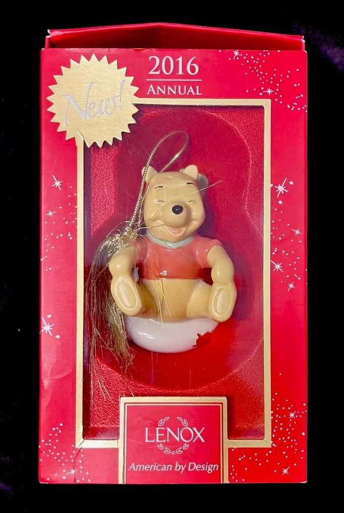 LENOX Disney Showcase Sledding Fun With Pooh 2016 Ornament, SKU 858745