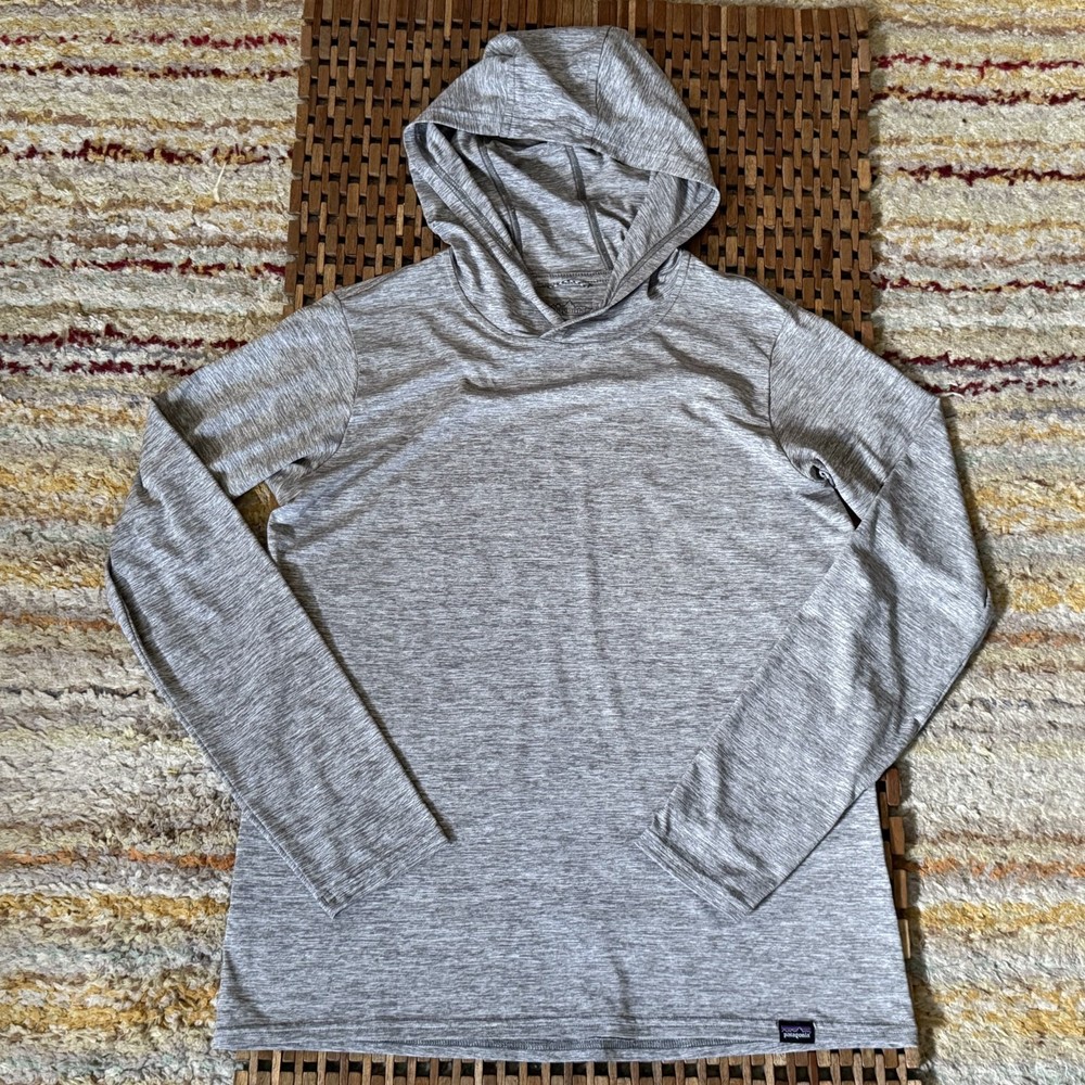 Patagonia Capilene Pullover Ultralight Hoodie Hoody Heather Grey Medium M