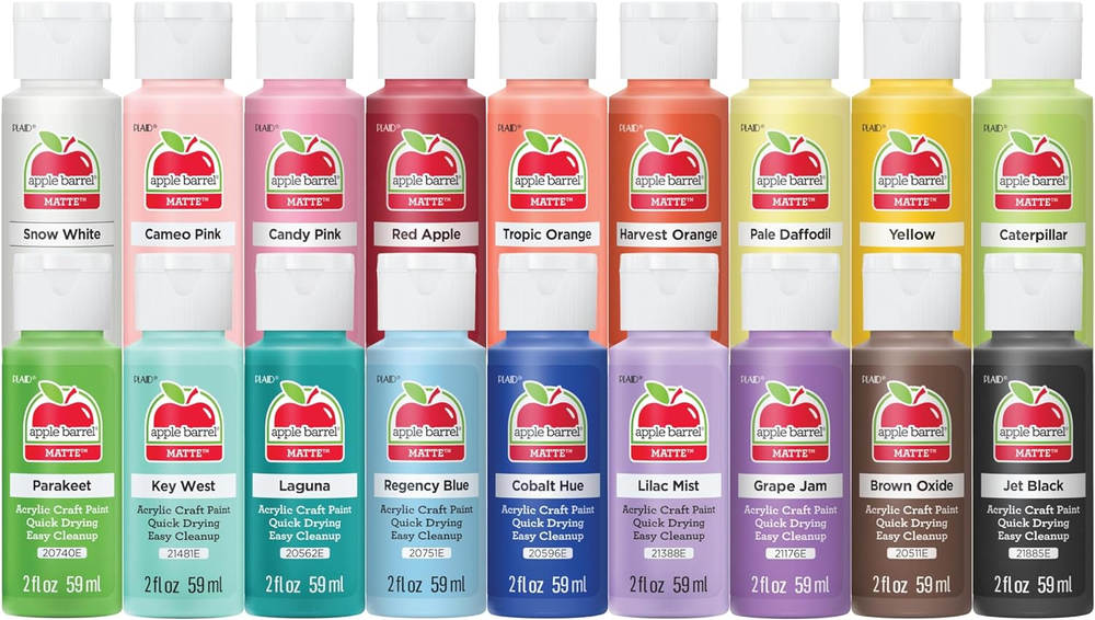 , Pastel Dreams & Vivid Wonders Collection Acrylic Craft Paint, PROMOTCK, 2 Fl O