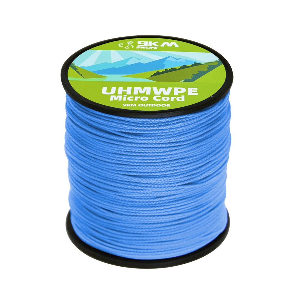 0.8mm~1.6mm UHMWPE Cord Hollow Braided Fishing Line Outdoor Rope for Kite