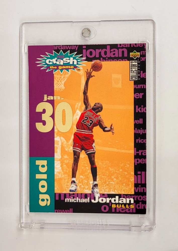 1995 UDCC Crash the Game #C1 MINT Gold Rare Michael Jordan Jan 30th Redemption