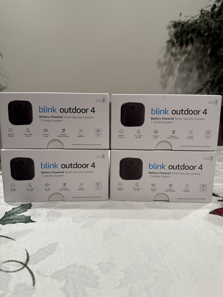 Blink Outdoor 4 Security Camera System - 4 Cameras with Free Shipping