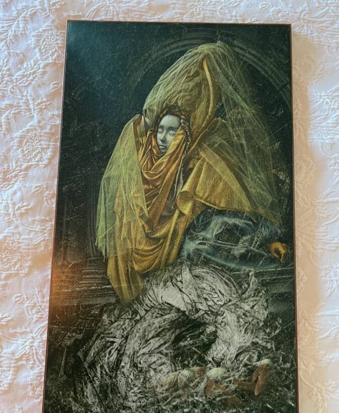 Oil On Board Painting 