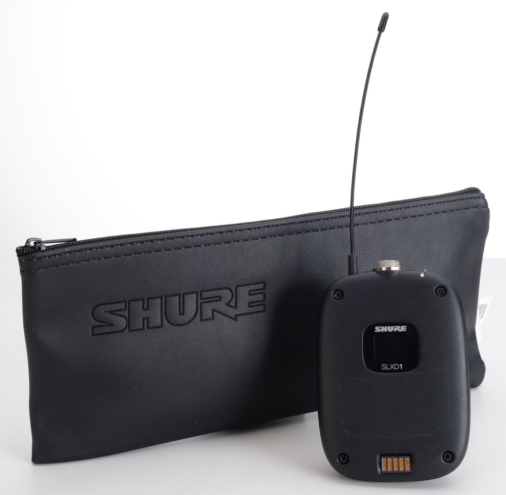 Shure SLXD1 Wireless Bodypack Transmitter G58 Band Water Resistant
