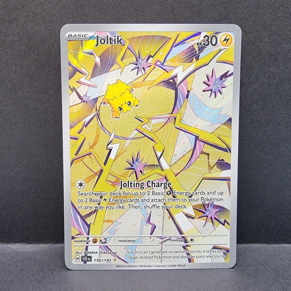 Joltik 150/142 Stellar Crown Illustration Rare Full Art Pokemon