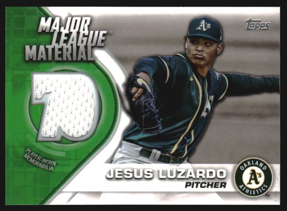 2021 Topps Update Major League Materials #MLMJL Jesus Luzardo