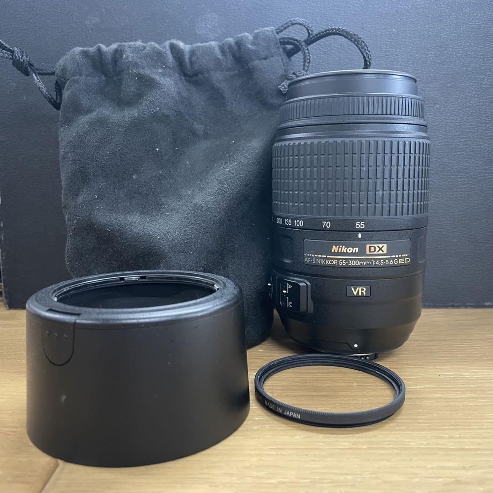 Nikon AF-S Nikkor 55-300mm f/4.5-5.6G VR Zoom Lens for F Mount DSLR - Used