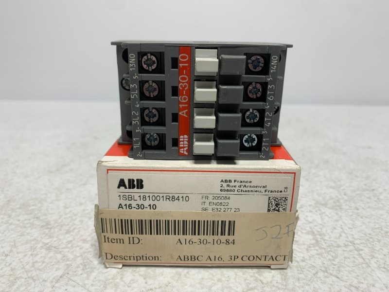 ABB A16-30-10 Contactor 17A 600V 3-Pole