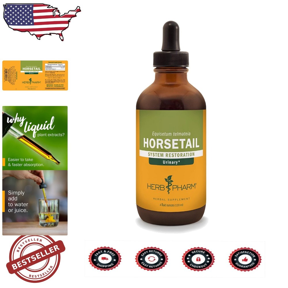 4oz Horsetail Liquid Extract - Non-GMO Herbal Support for Urinary System