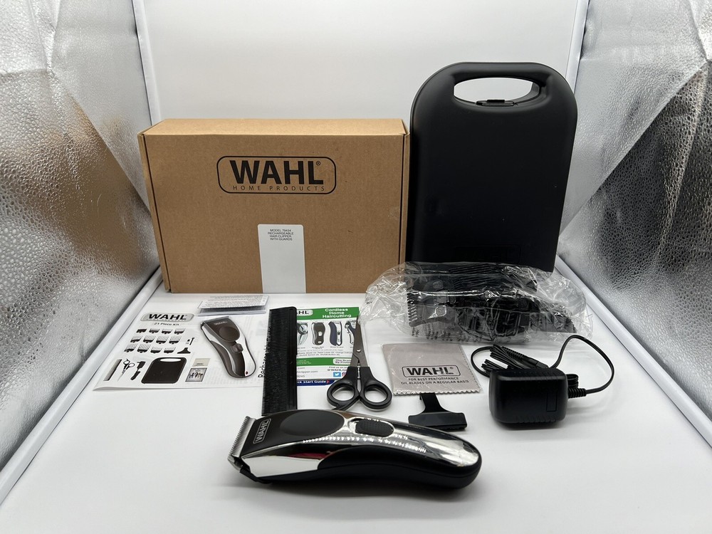WAHL Rechargeable Cordless Hair Clipper Model 79434 for Professional Haircuts