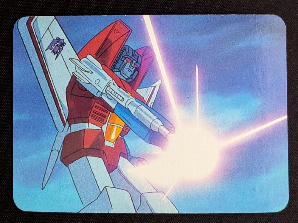 1985 HASBRO TRANSFORMERS SERIES 1 #63 STARSCREAM'S EFFECTS MINT+ *$1 AUCTION*