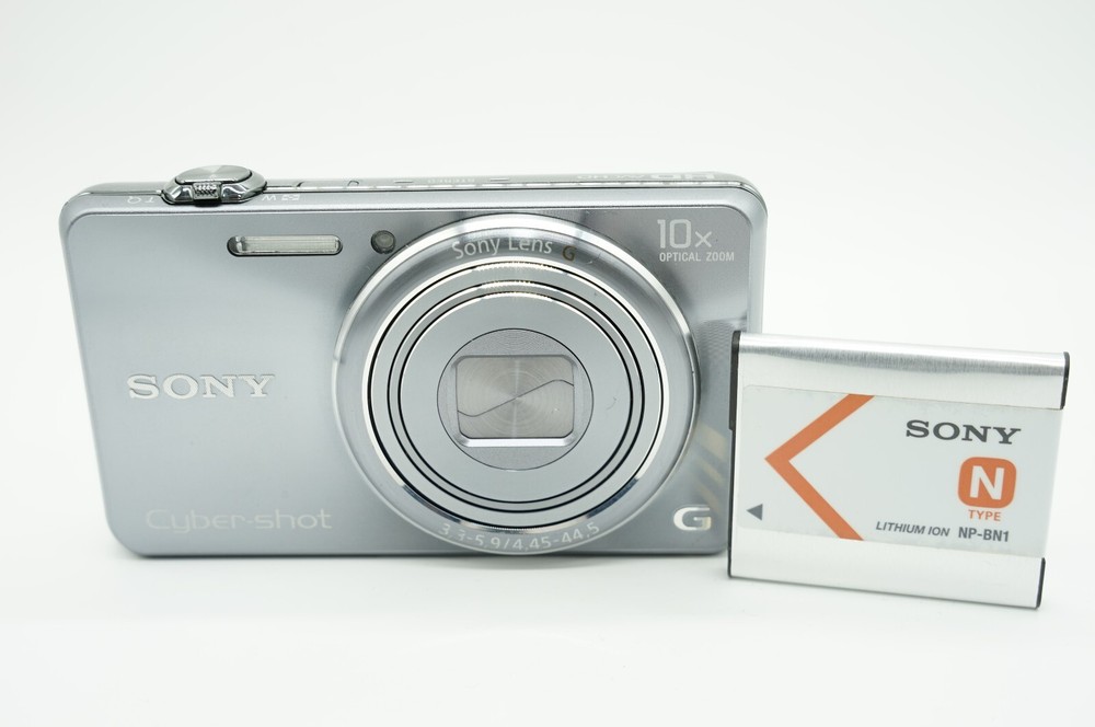 Sony Cyber-shot DSC-WX100 Silver Compact Digital Camera Used Tested