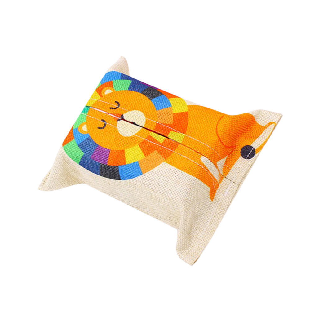 1Pc Cotton Fabric Facial Tissue Paper Cover Holder Box Bag Napkin Storage Box