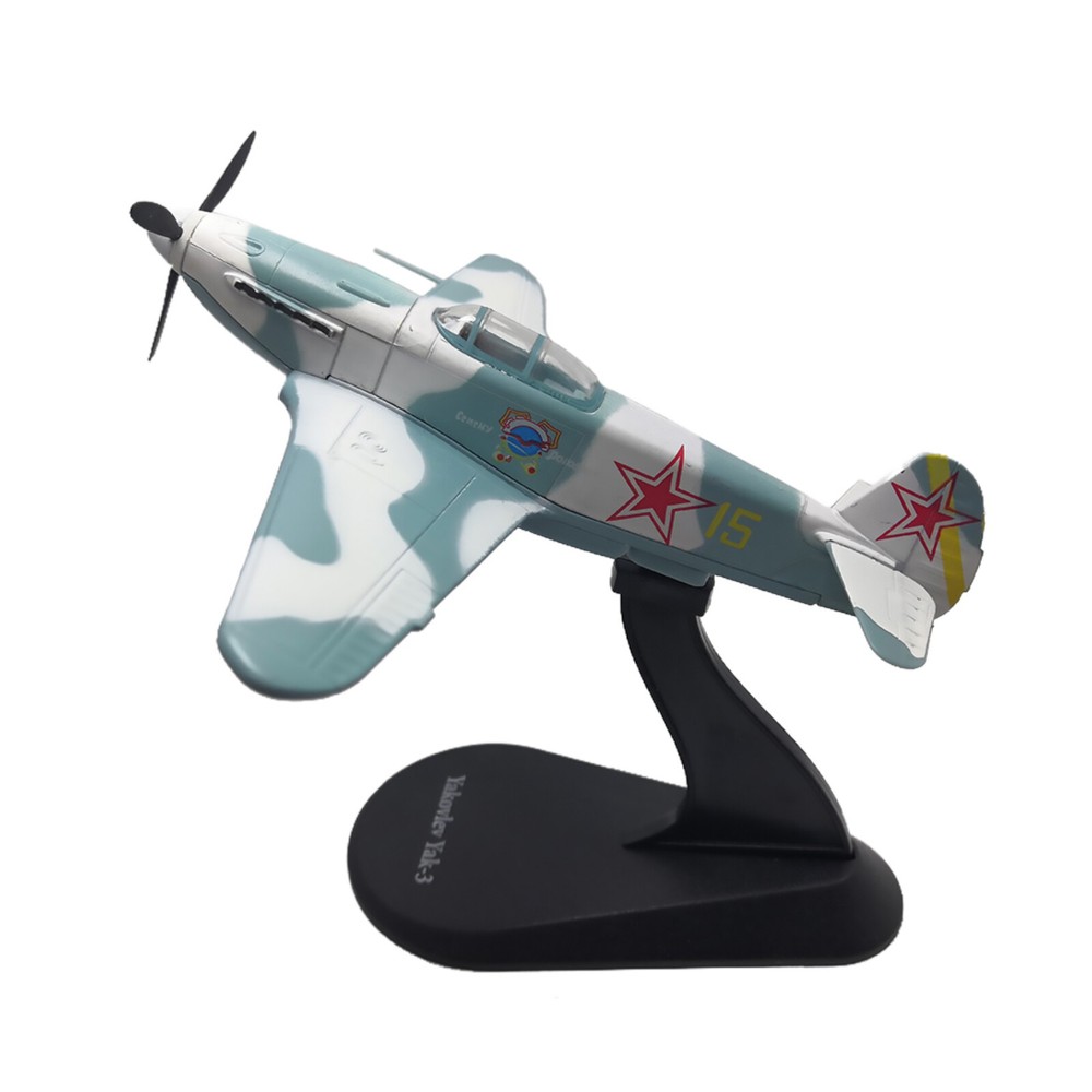 1/72 Diecast Alloy WWII Soviet Yak-3 Fighter Military Aircraft Model Collection