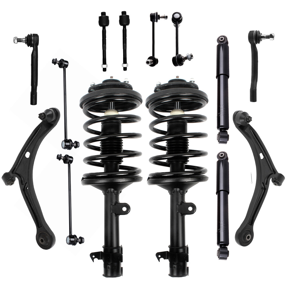 2006-2008 Honda Pilot Front Strut Rear Shock Control Arm Sway Bar Kit