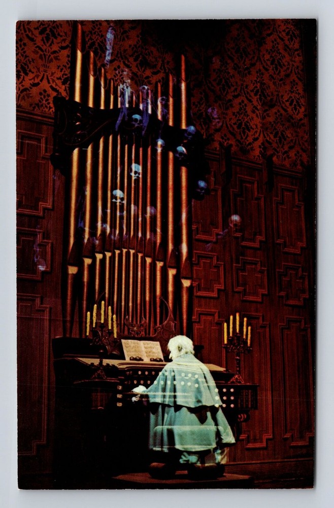 Vintage Haunted Mansion Postcard from Walt Disney World Orlando FL