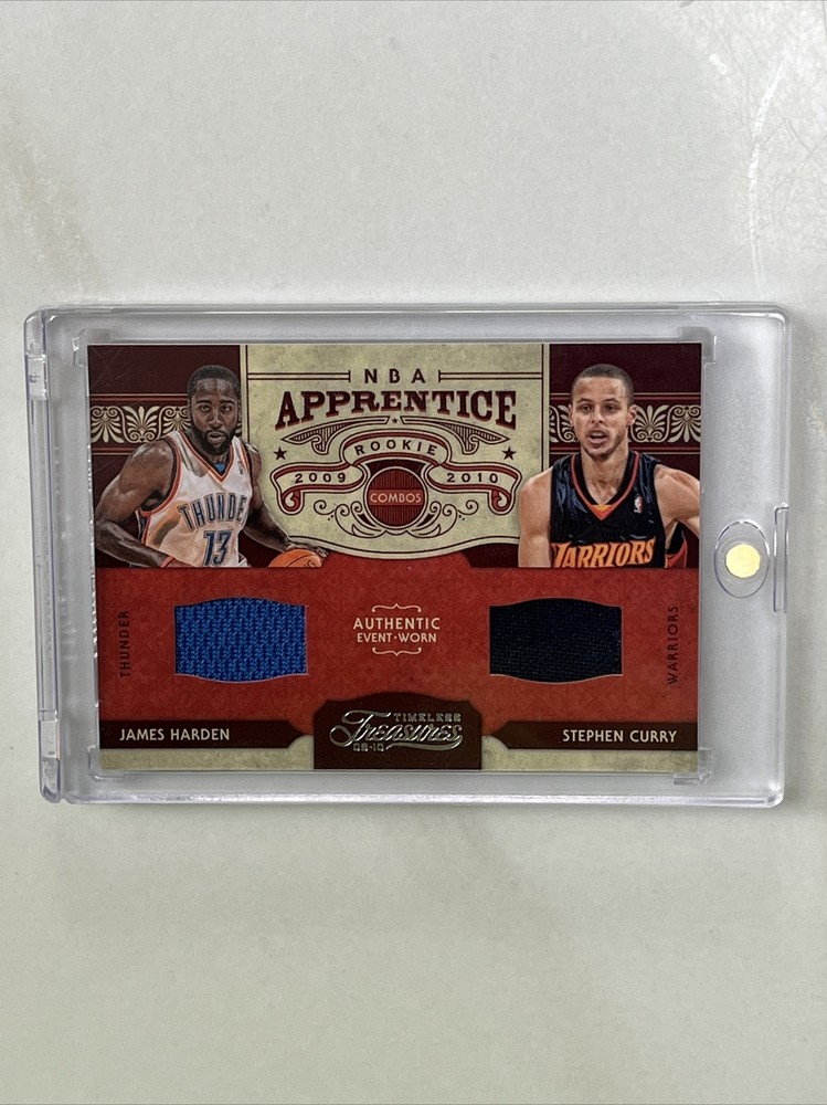 💥 Stephen Curry & James Harden 2009-10 Timeless Treasures #14 Dual Rookie /100