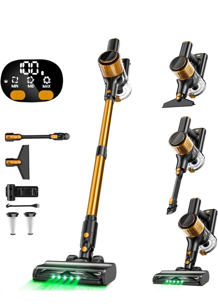 Cordless Vacuum Cleaner 3 Cleaning Modes, 45-Minute Runtime W/ LED (NEW IN BOX)